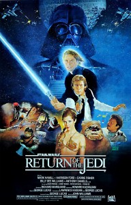 Star Wars - Return Of The Jedi (1983) Style B by Kazuhiko Sano